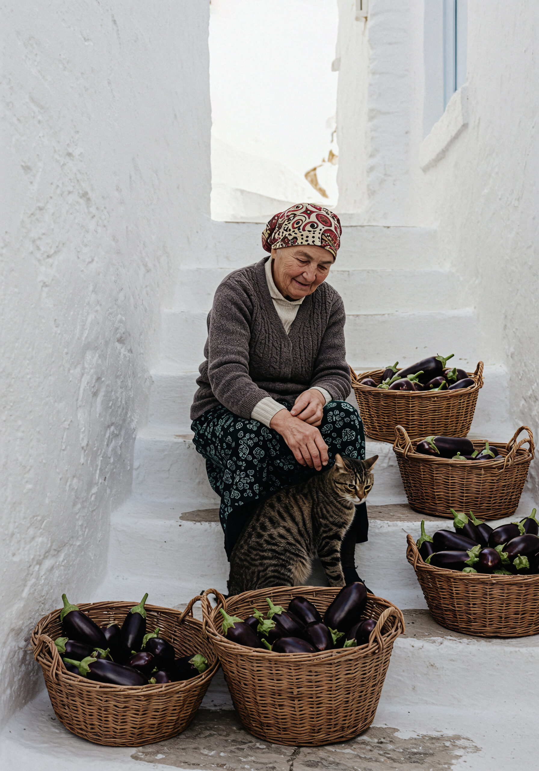 woman-with-cat-eggplants-baskets (2)